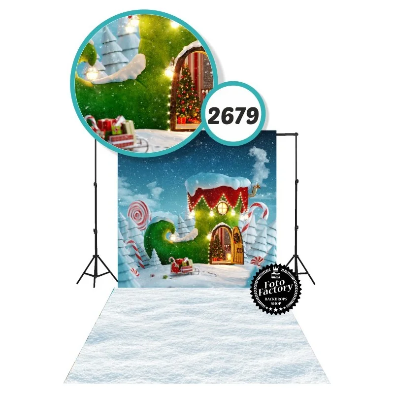Christmas & Winter photography backdrop 2679